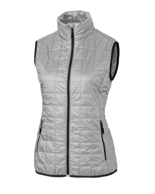 LIMTED INVENTORY - Cutter & Buck Rainier PrimaLoft® Womens Eco Insulated Full Zip Puffer Vest