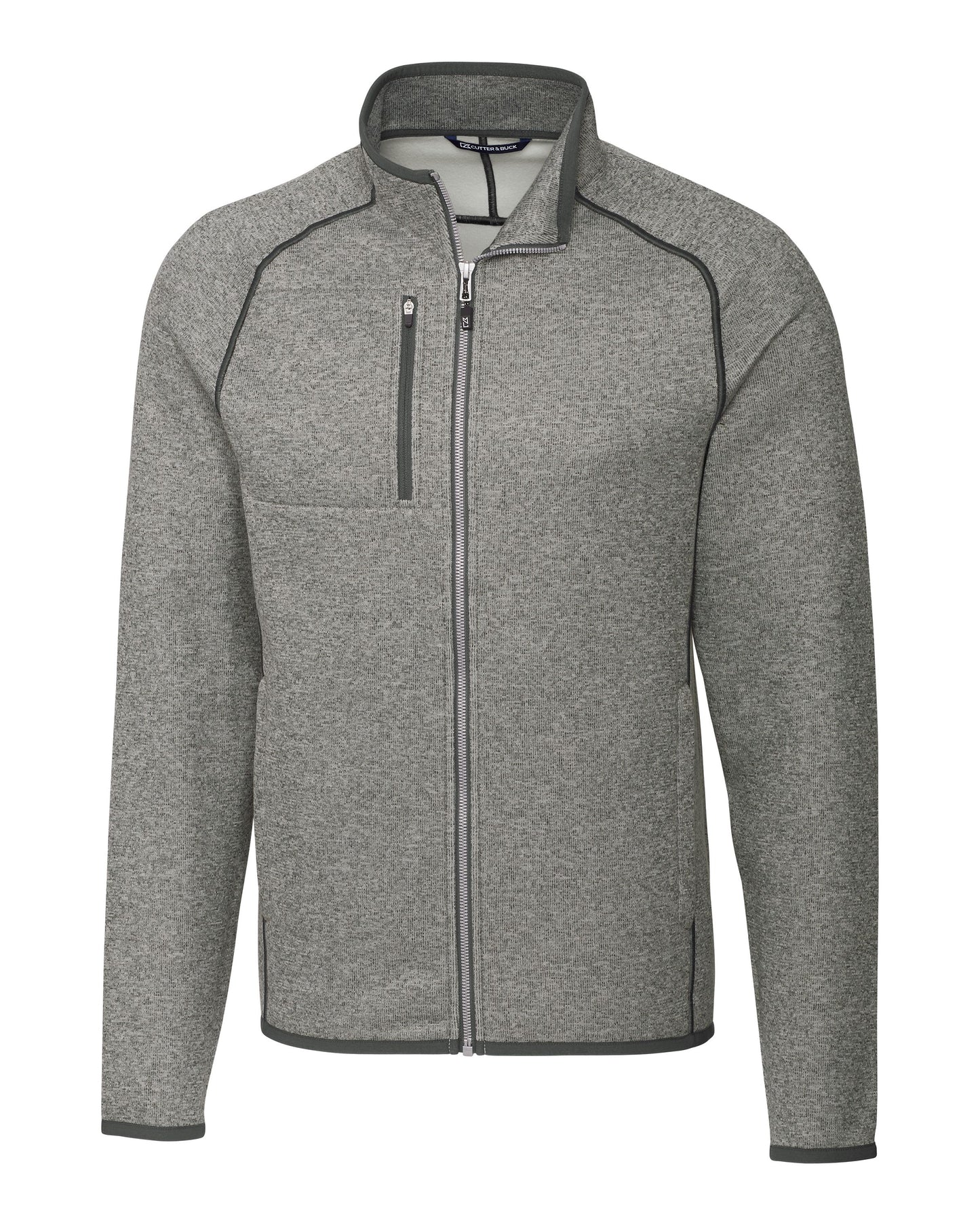 Cutter & Buck Mainsail Sweater-Knit Mens Full Zip Jacket