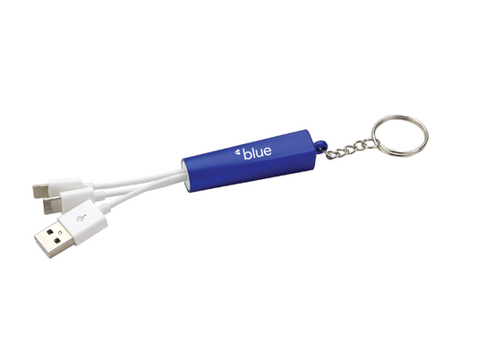 Blue & Co 2022 Recruiting Charging Cable Keychain