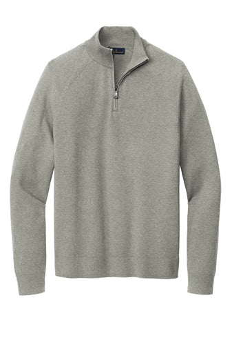 Brooks Brothers® Cotton Stretch 1/4-Zip Sweater