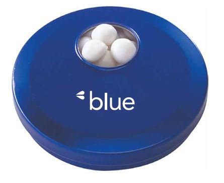 Blue & Co Recruiting Spin Tin Mints