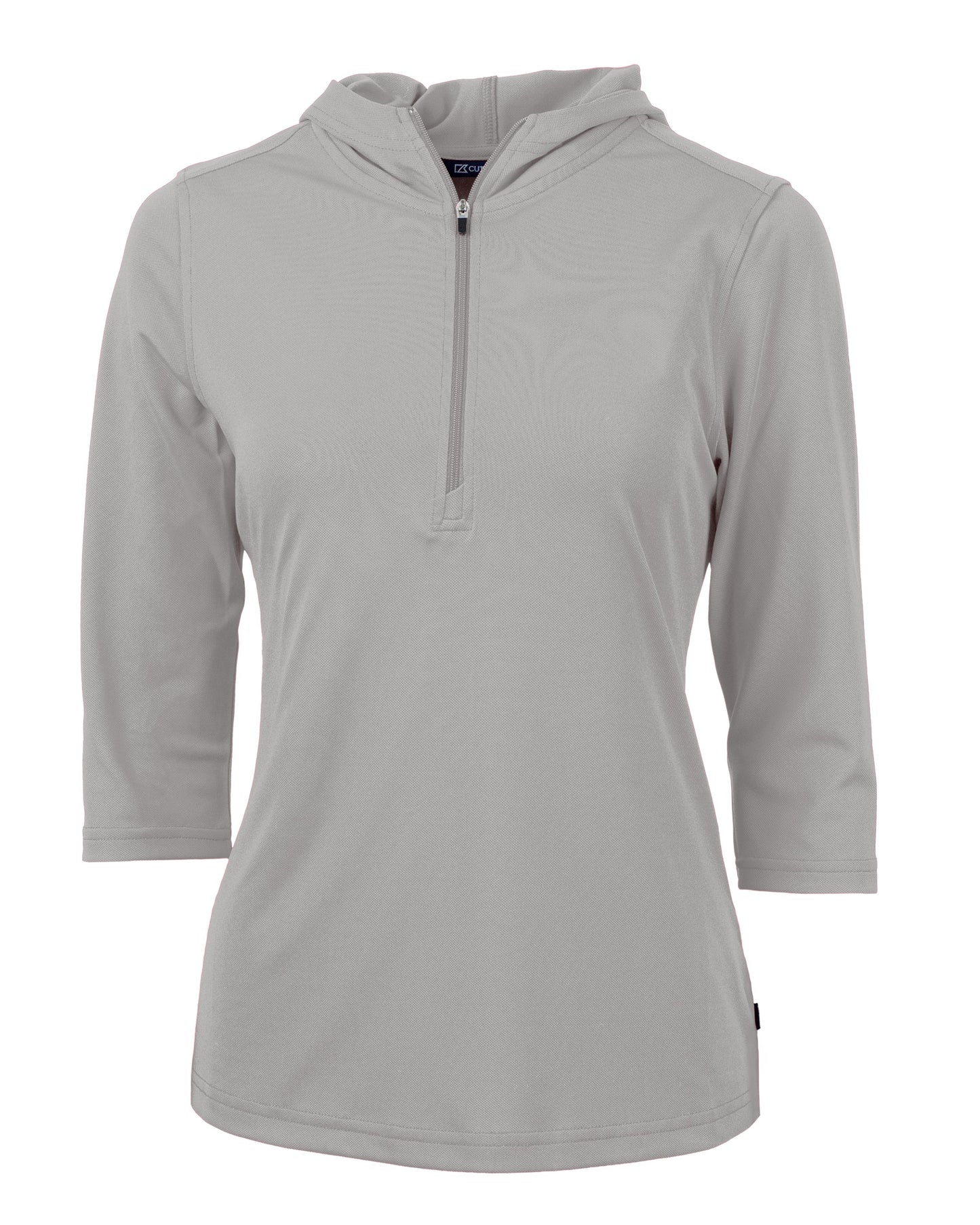 Cutter & Buck Virtue Eco Pique Recycled Half Zip Pullover Womens Hoodie
